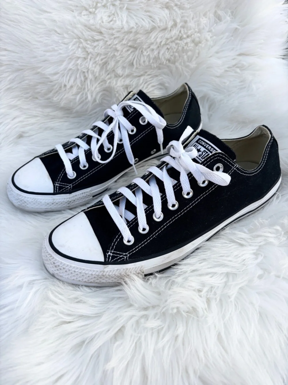 All Star Converse Black Low Top Sneakers - Picture 3 of 6